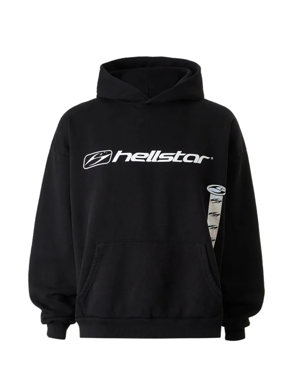 Marathon Logo-Print Hoodie by HELLSTAR