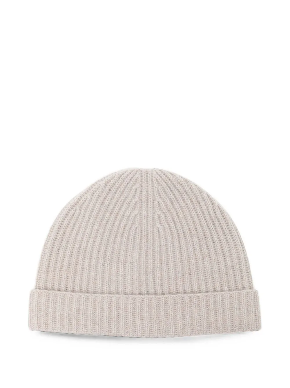 Ribbed-Knit Beanie Hat