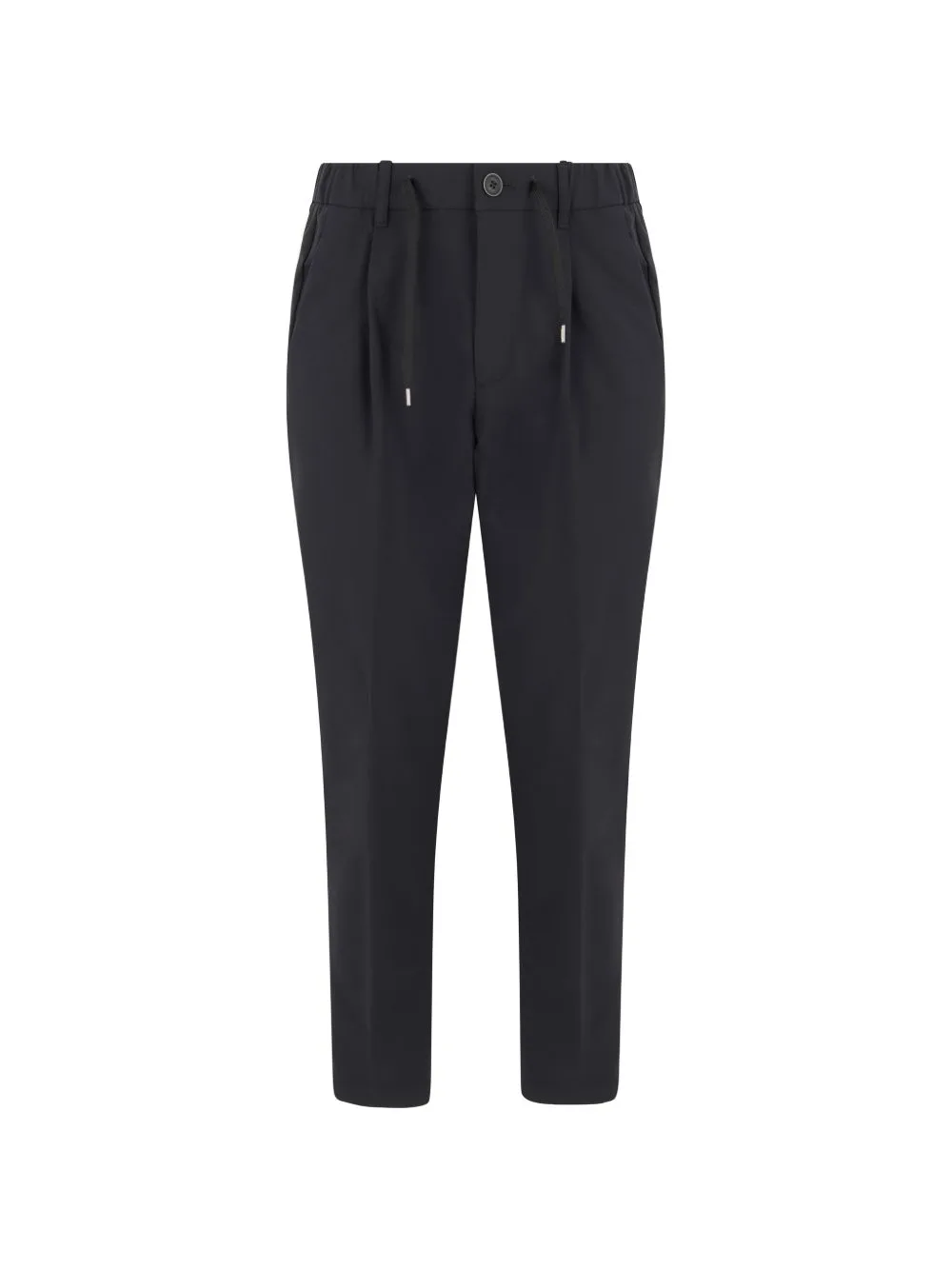 Drawstring Pleated Trousers by Herno