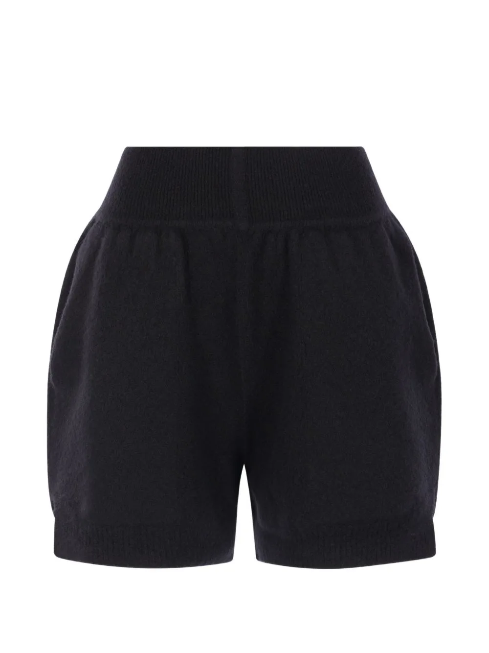Ribbed-Trim Knitted Shorts by Rick Owens