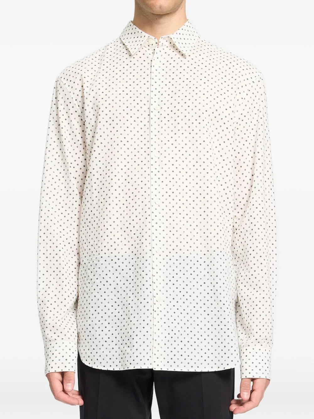Polka-Dot Cotton Shirt