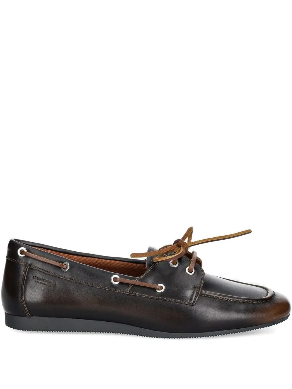 Hillary Leather Lace-Up Loafers