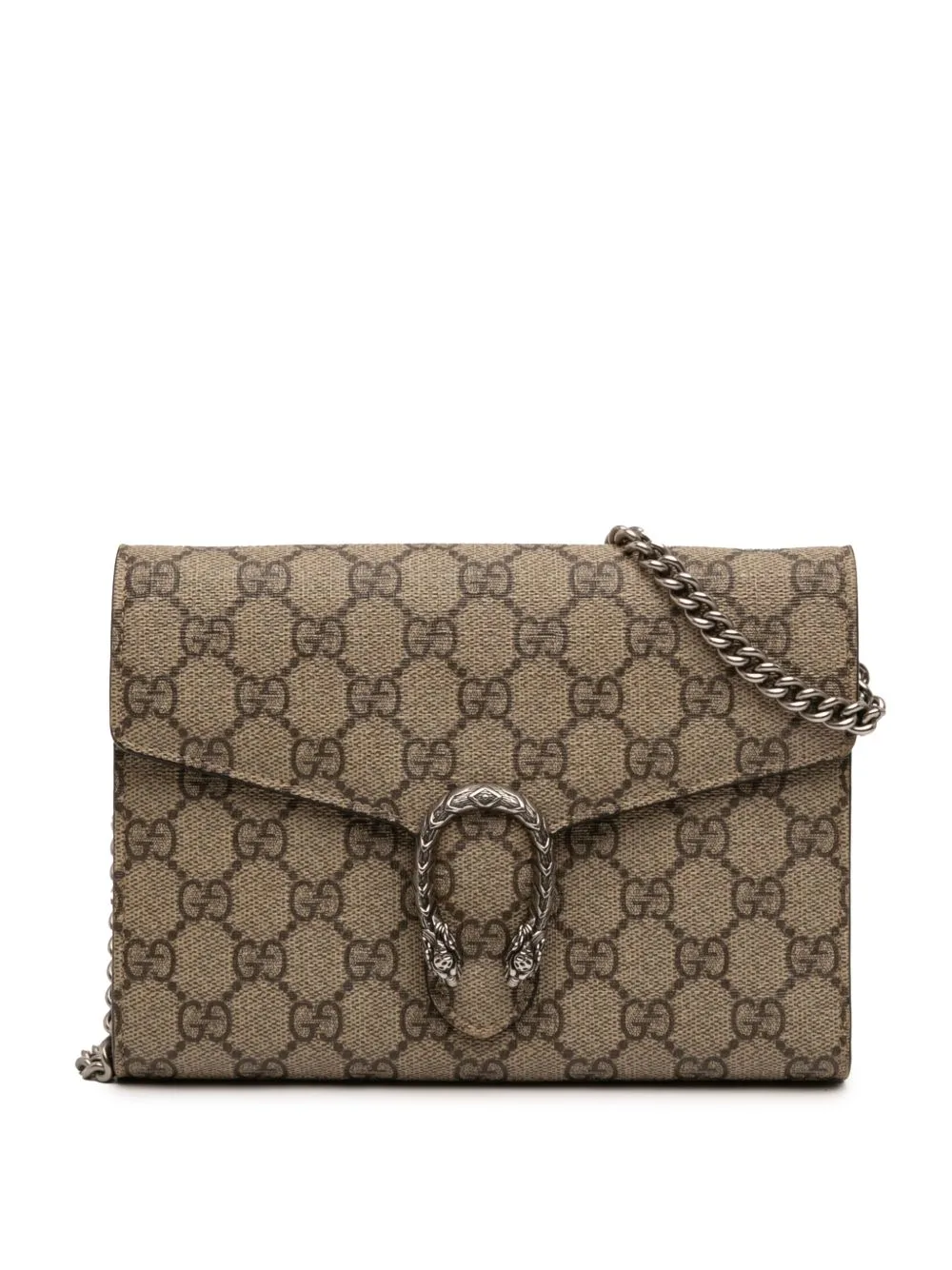 2016-2026 GG Supreme Dionysus Wallet on Chain Crossbody Bag by Gucci Pre-Owned