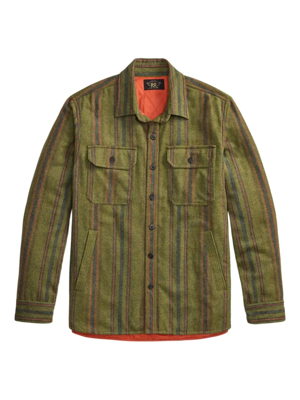 Striped Chest-Pocket Shirt by Ralph Lauren RRL