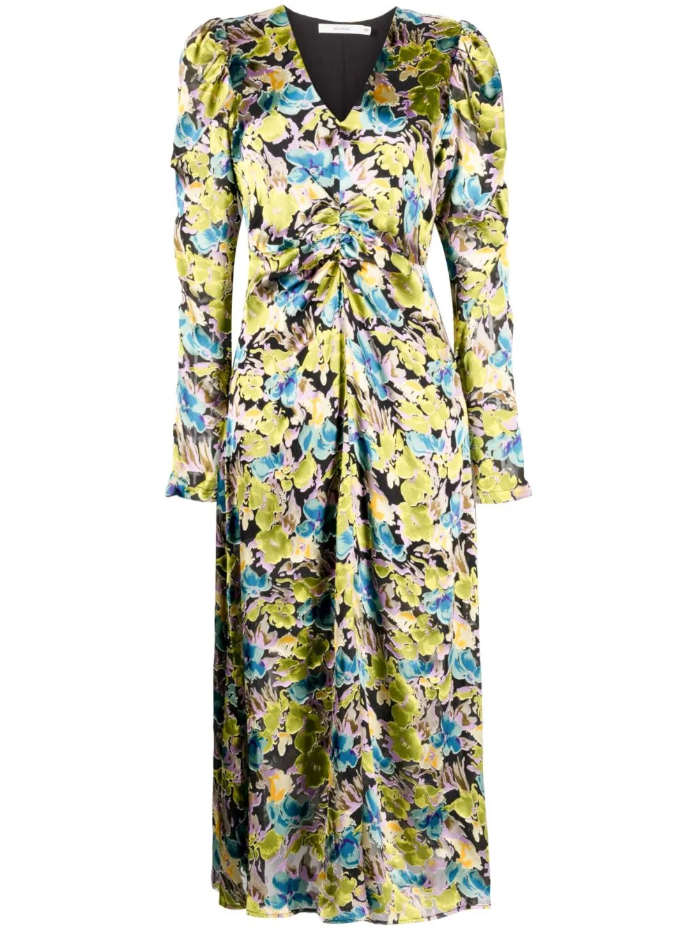 Floria Long-Sleeve Long Dress by Gestuz