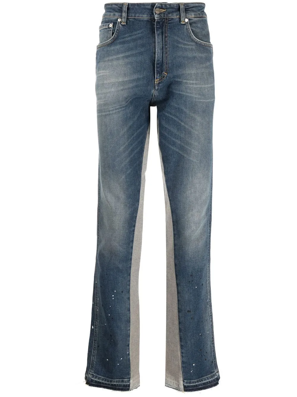 Two-Tone Straight-Leg Jeans by Represent