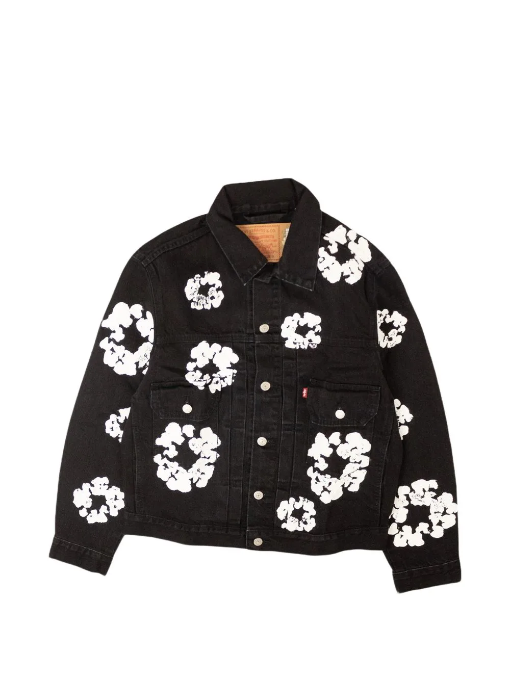 Type II Print Denim Jacket by Denim Tears