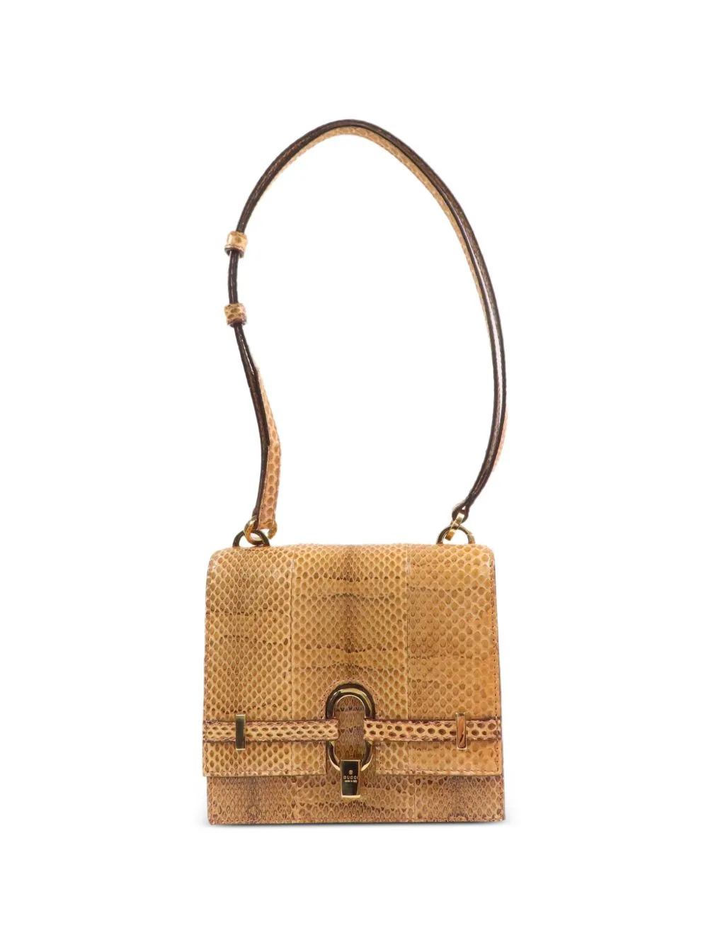 Python-Skin Handbag by Gucci Pre-Owned
