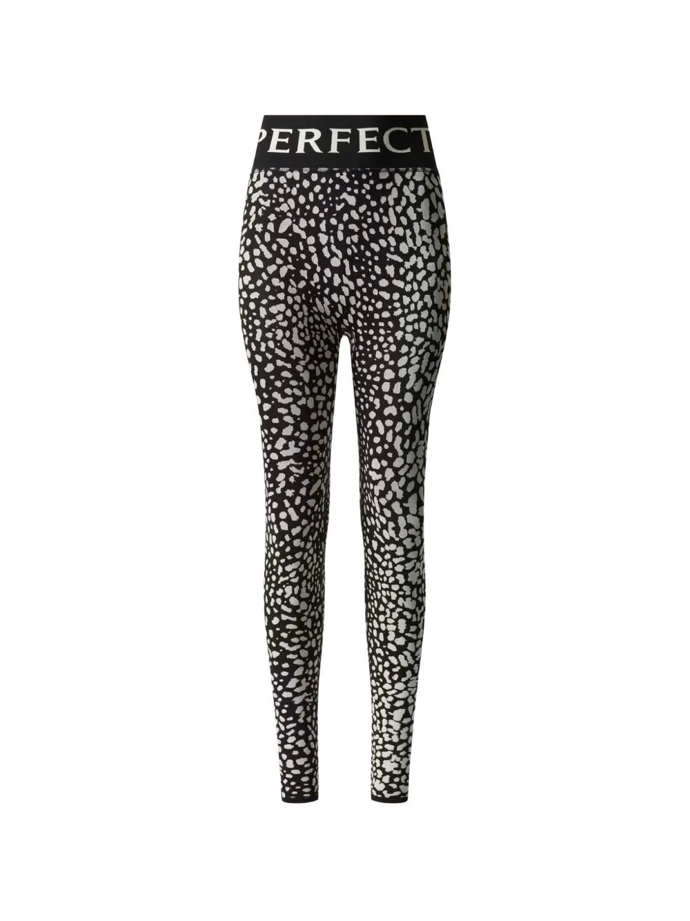 Leopard-Print Jacquard Leggings by Perfect Moment