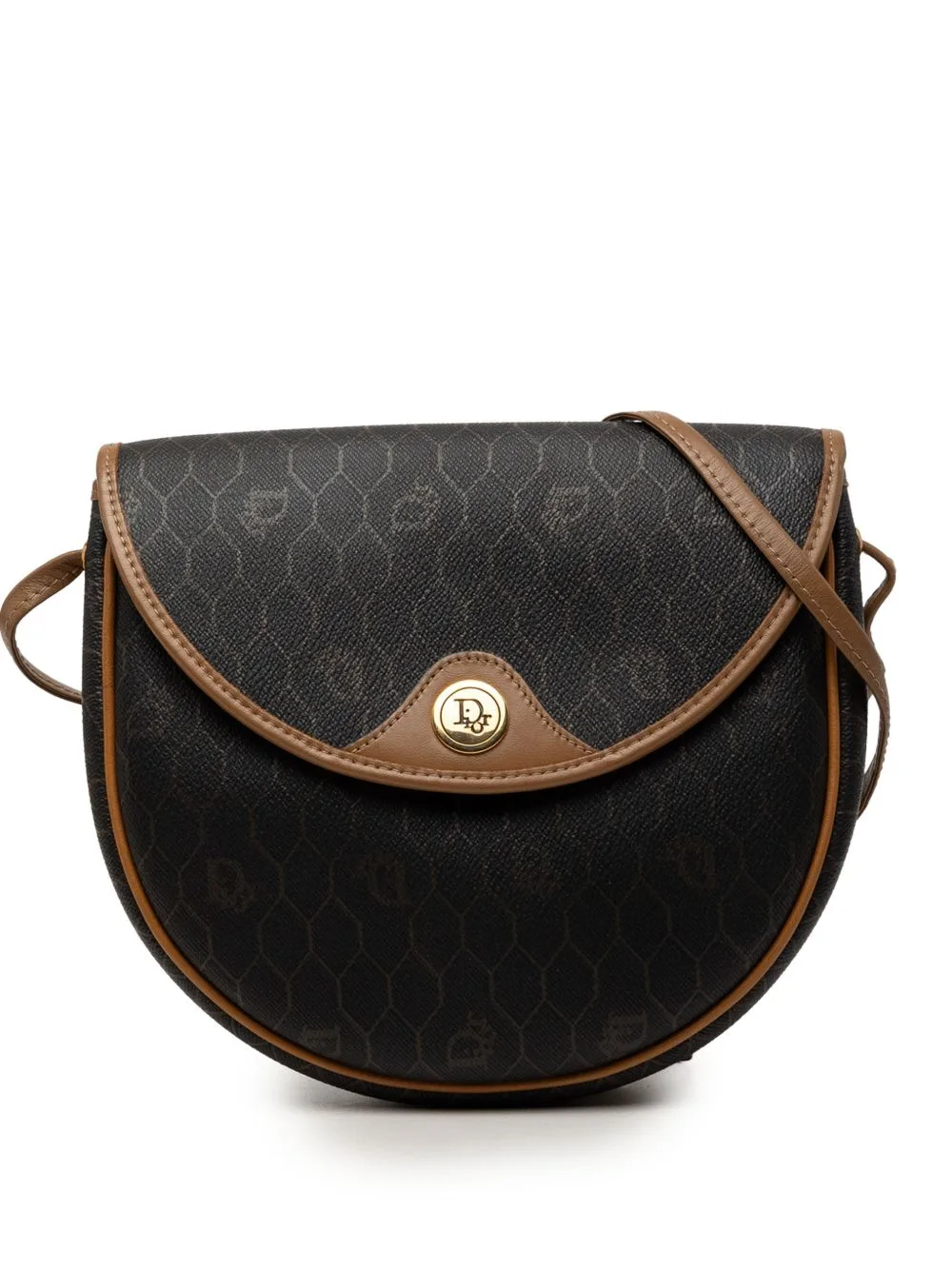 20th Century Honeycomb Coated Canvas Crossbody Bag by Christian Dior Pre-Owned