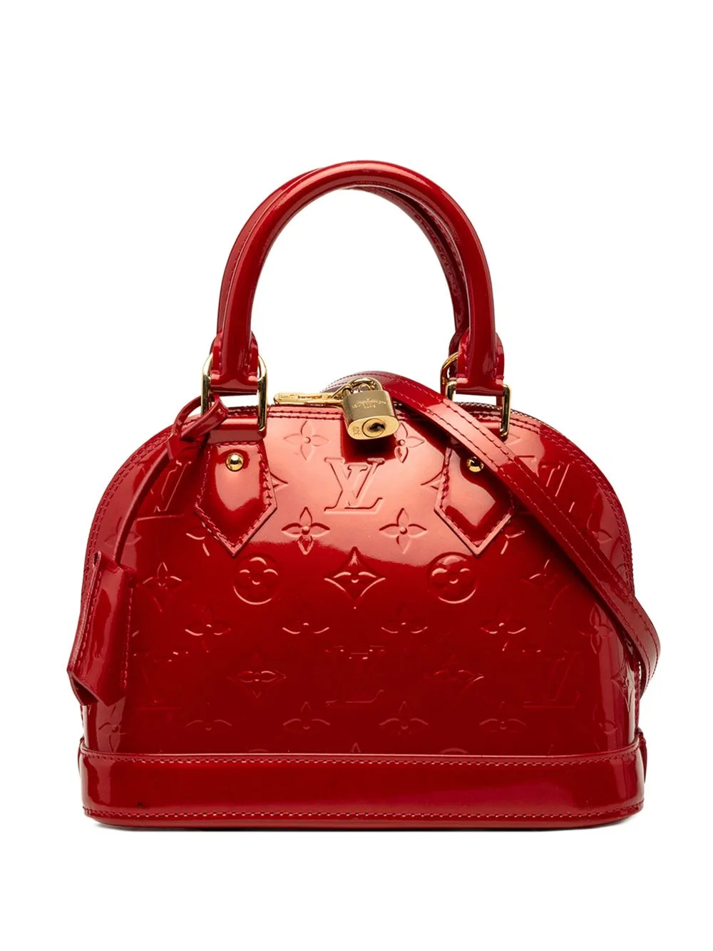 2000-2020 Monogram Vernis Alma BB Satchel by Louis Vuitton Pre-Owned