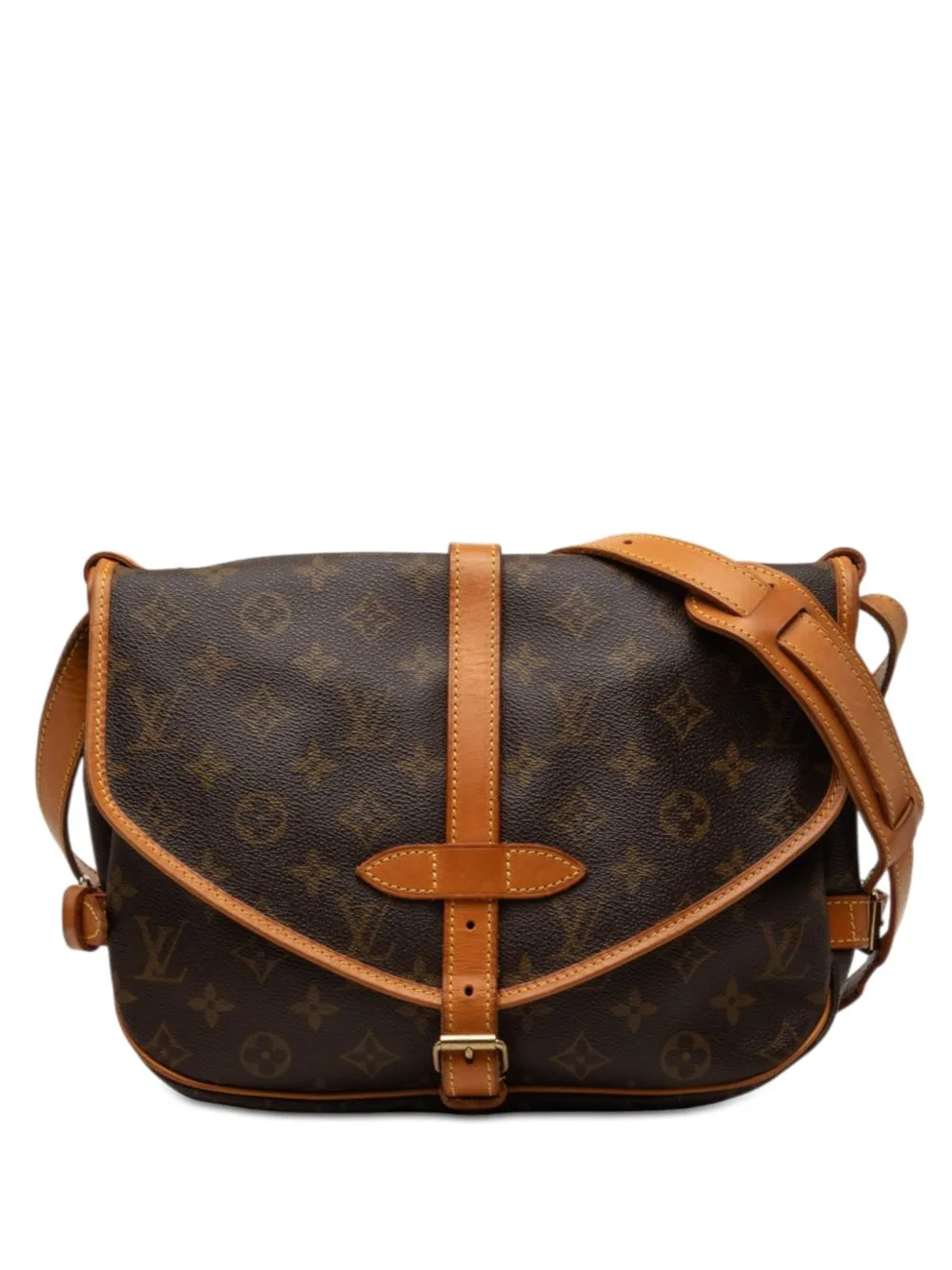 1994 Monogram Saumur 25 Crossbody Bag by Louis Vuitton Pre-Owned