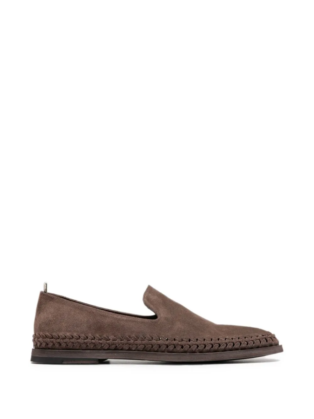 Miles 002 Woven-Trim Loafers by Officine Creative