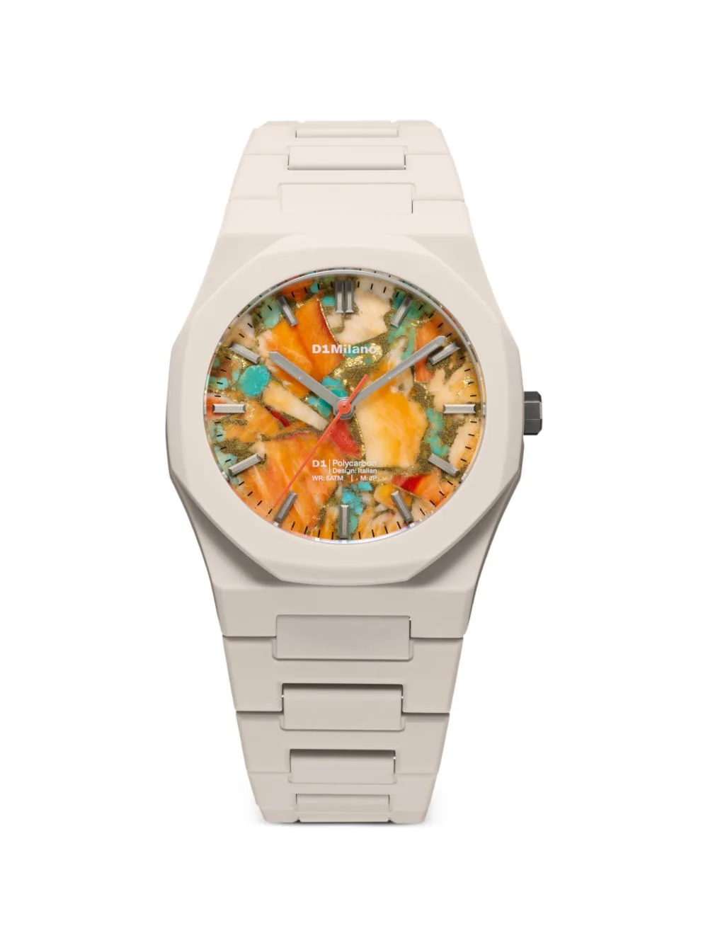 Polycarbon Mosaic Essence 37mm Watch by D1 Milano