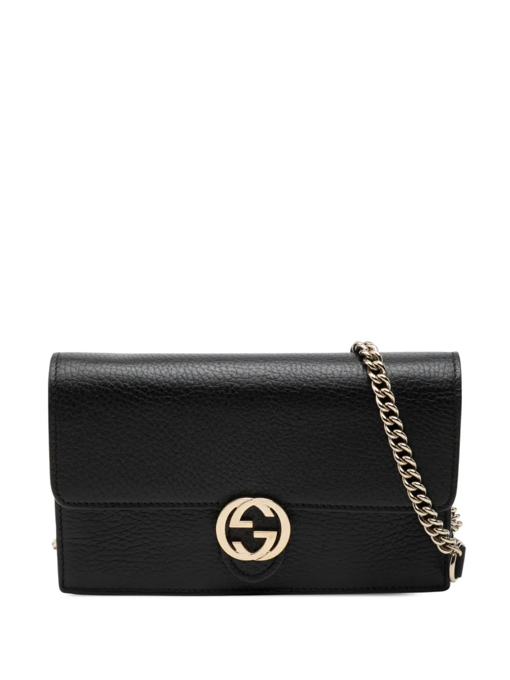 2000-2015 Dollar Calfskin Interlocking G Wallet on Chain Crossbody Bag by Gucci Pre-Owned