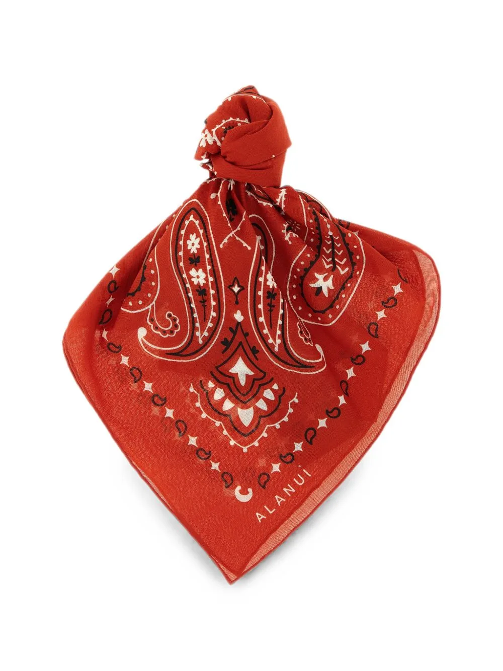 Paisley-Print Square Scarf by Alanui