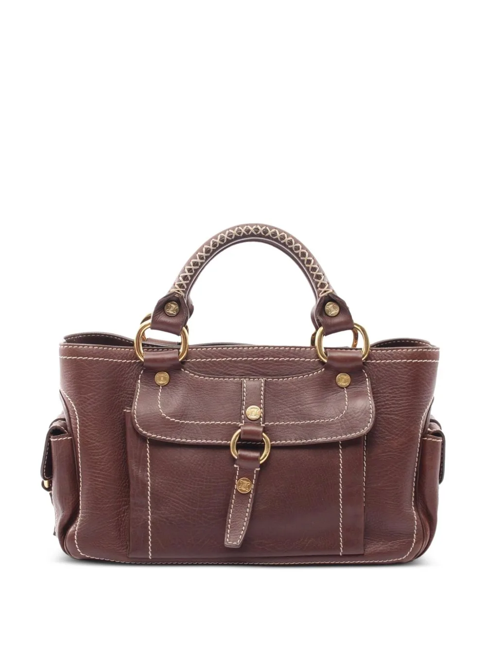 2000s Boogie Leather Tote Bag by Celine Pre-Owned