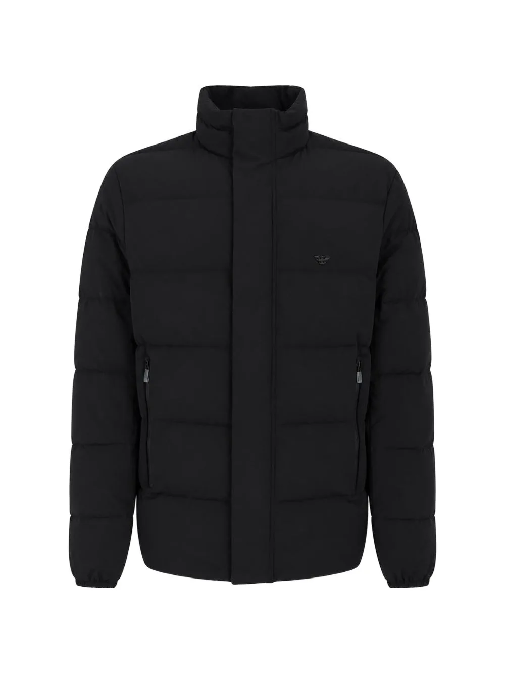 Quilted Logo-Patch Jacket by Emporio Armani