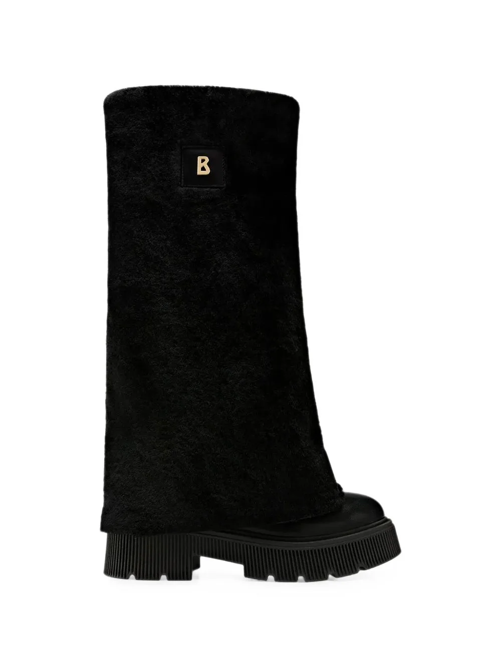 Turin Shearling-Trimmed Platform Boots by BOGNER