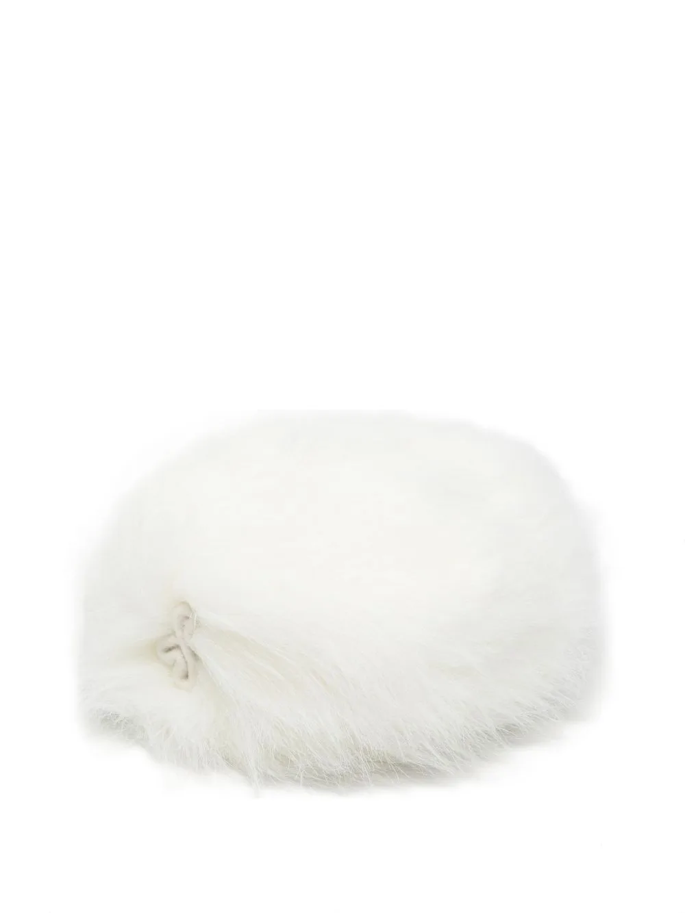 Faux-Fur Pillbox Hat by Ruslan Baginskiy
