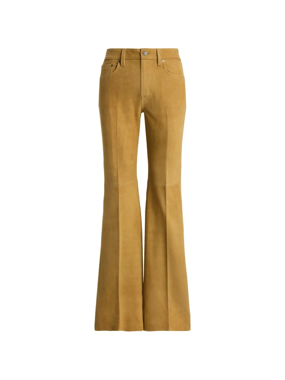 Lamb-Suede Bootcut Trousers by Polo Ralph Lauren