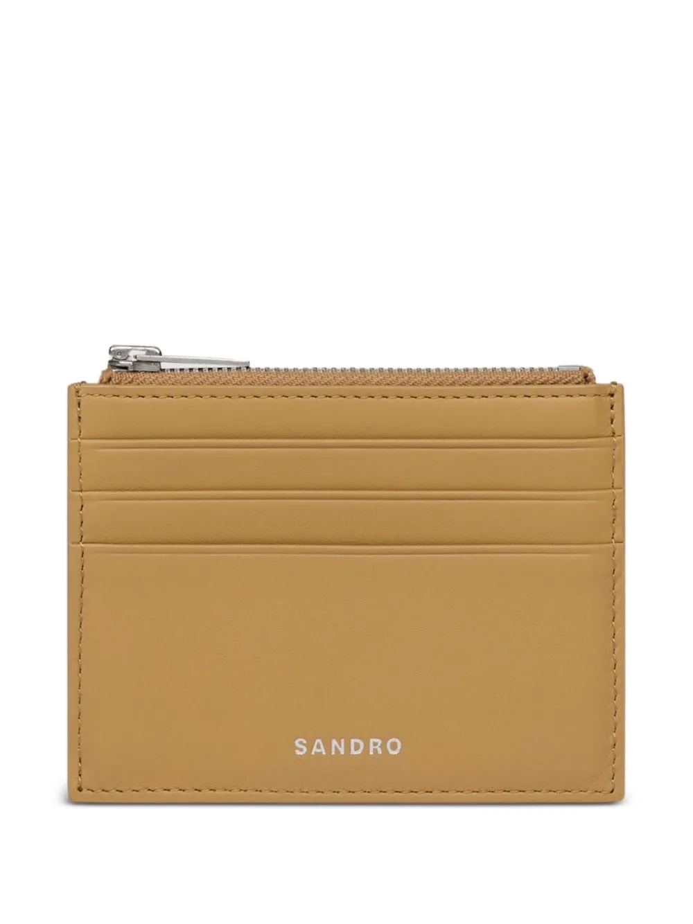 Zipped Leather Cardholder by SANDRO