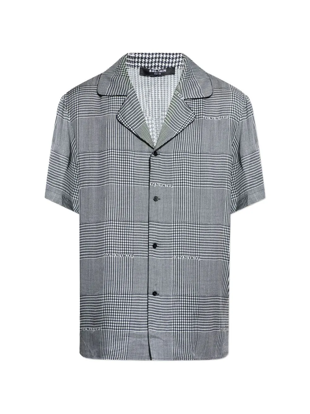 Houndstooth-Pattern Shirt by Balmain