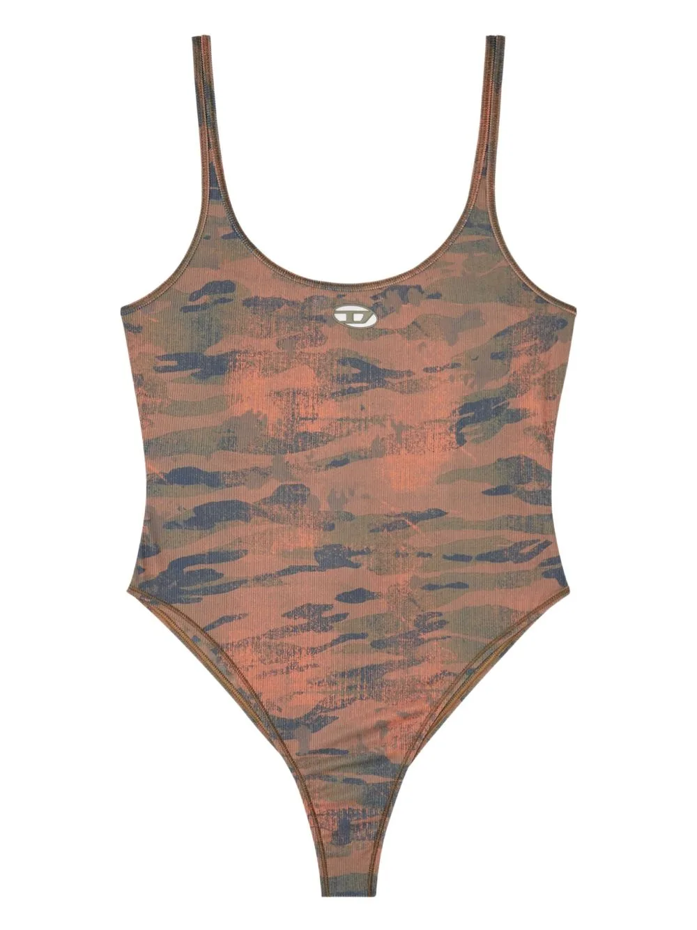Ut-Body-Utlt Camouflage-Print Swimsuit by Diesel