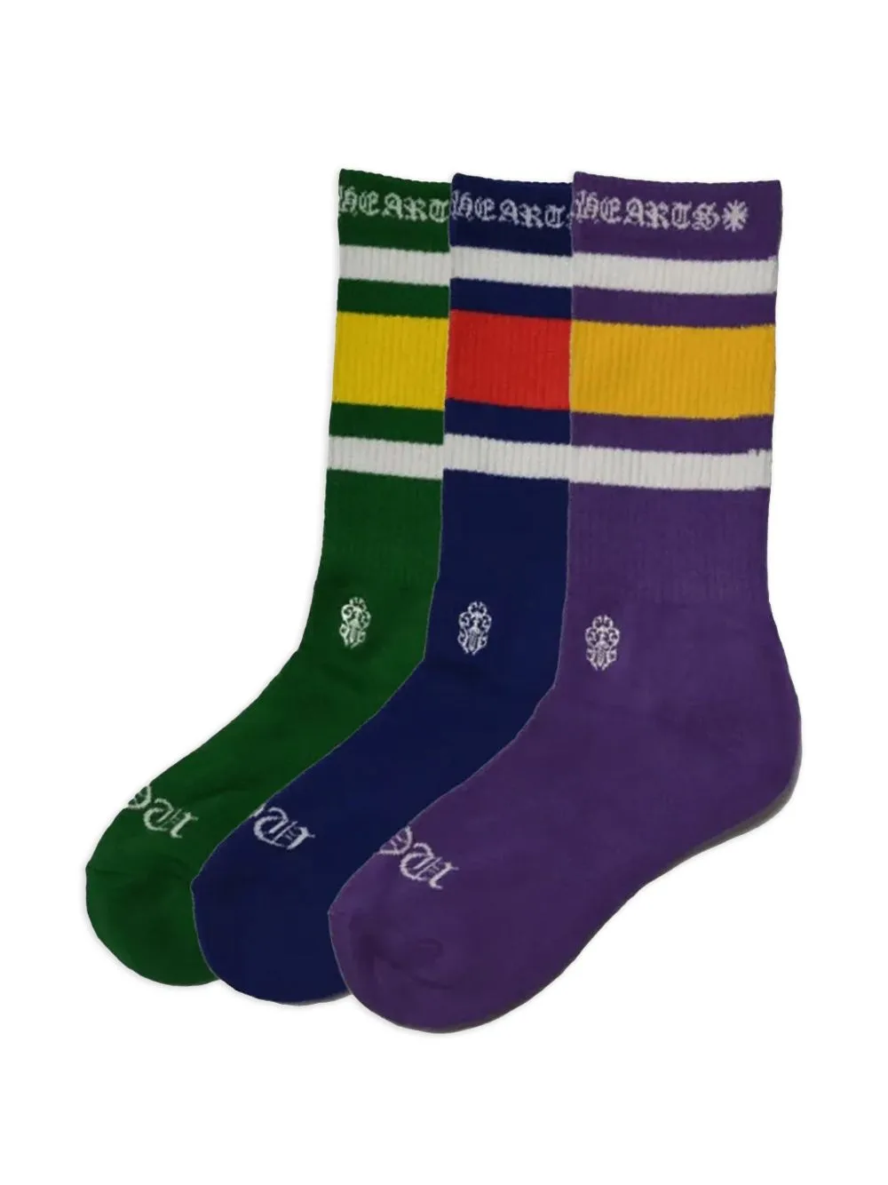 Striped Socks (set of Three) by Chrome Hearts