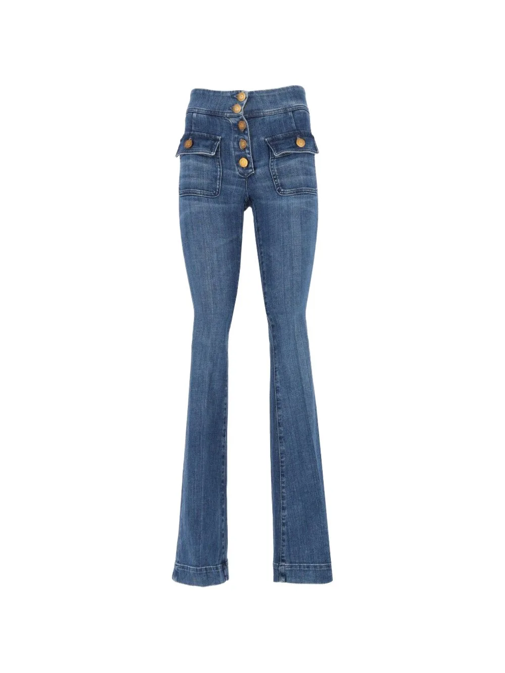 Anais Button-Down Flared Jeans by Seafarer