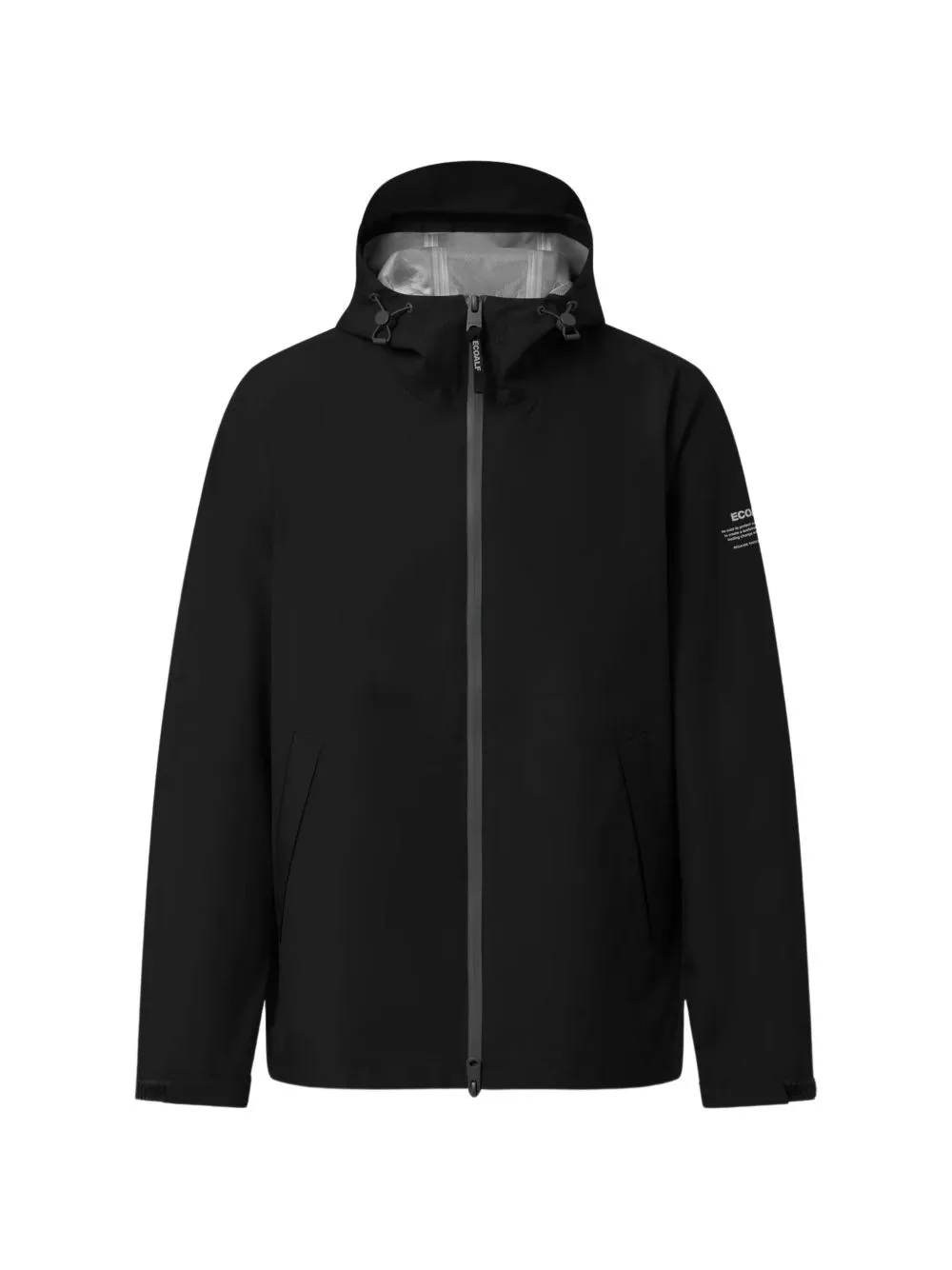 Diluvio Hooded Zip-Up Coat by Ecoalf