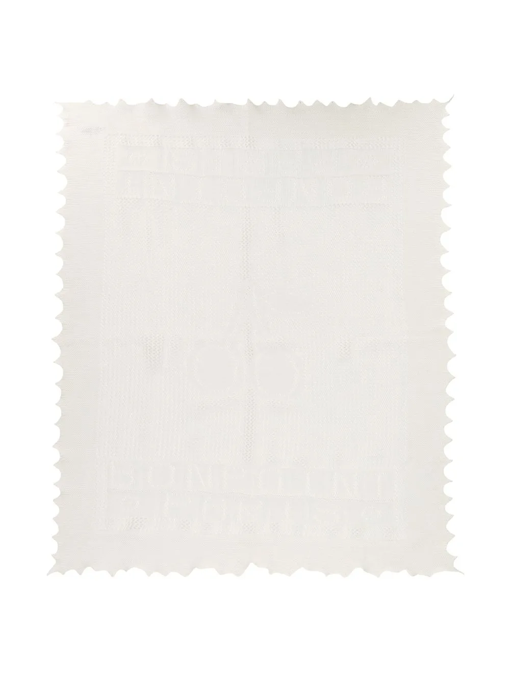 Crocheted Logo Blanket by Bonpoint