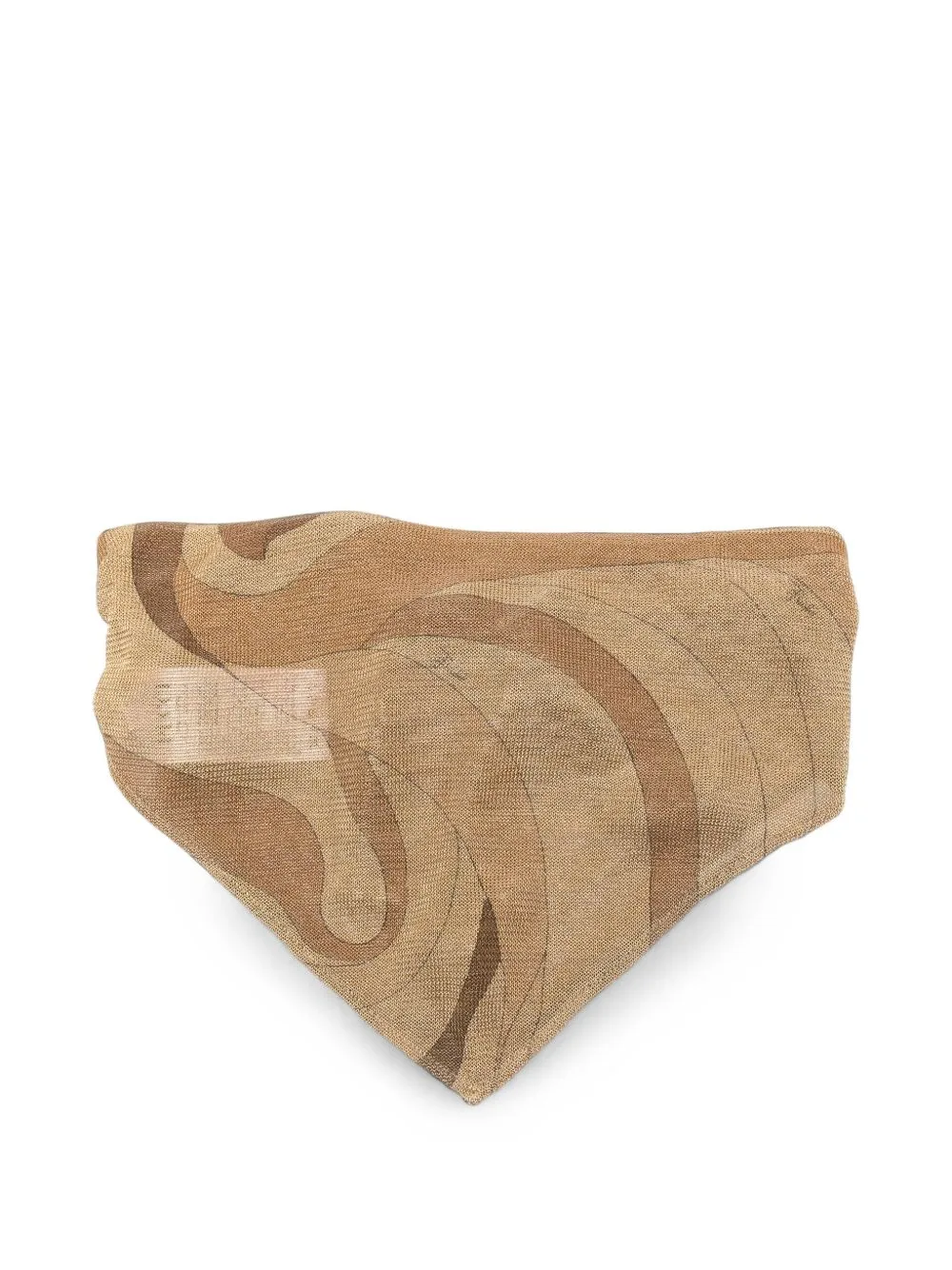Marmo-Print Knitted Bandana by PUCCI