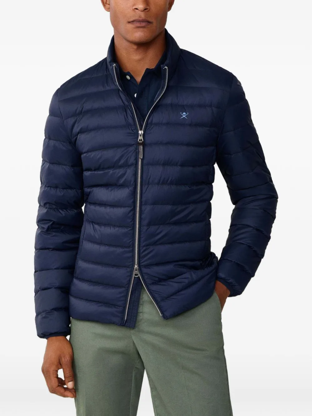 Quilted-Down Jacket by Hackett London
