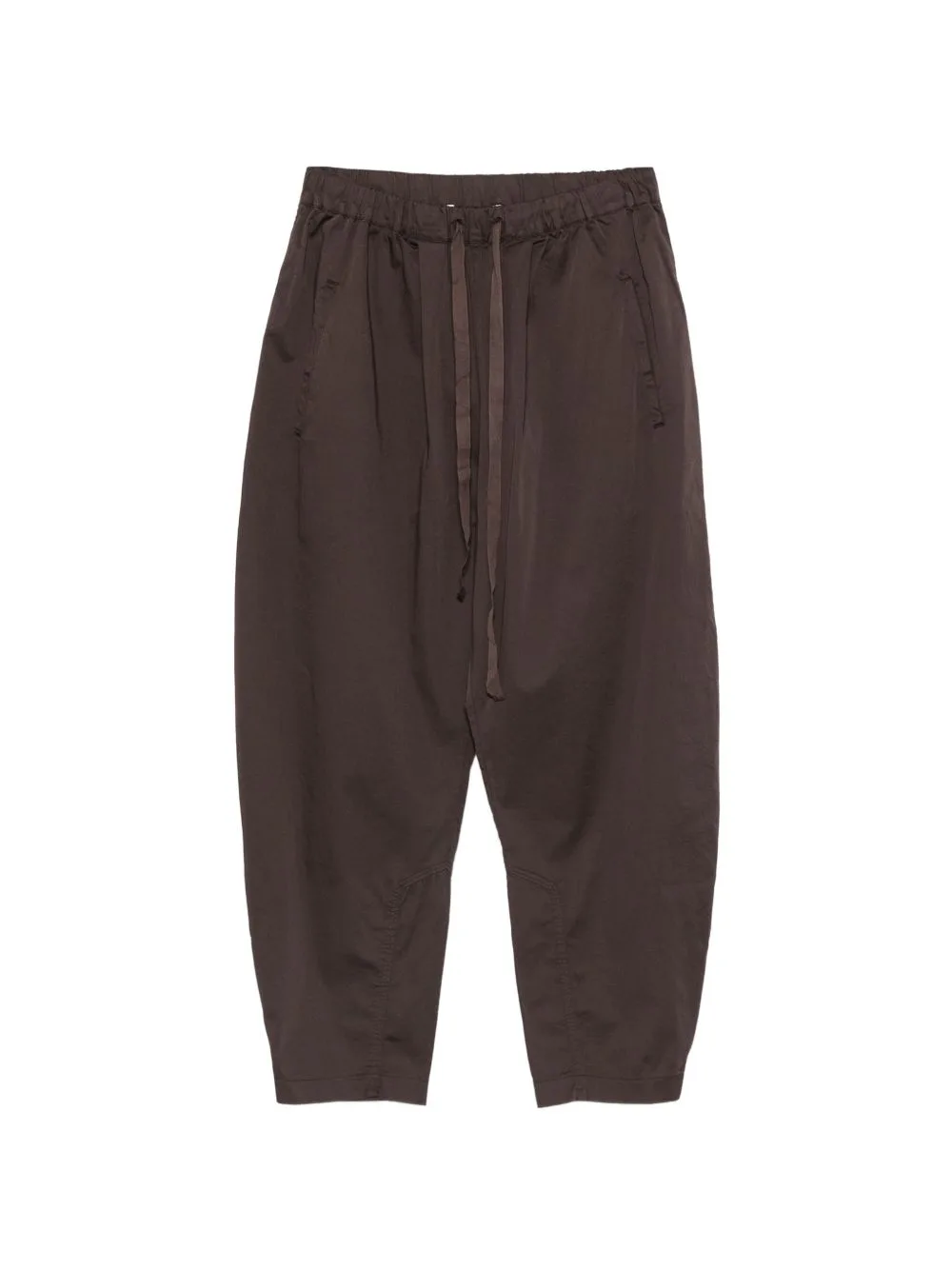 Drawstring-Waist Cropped Trousers by Kristensen Du Nord