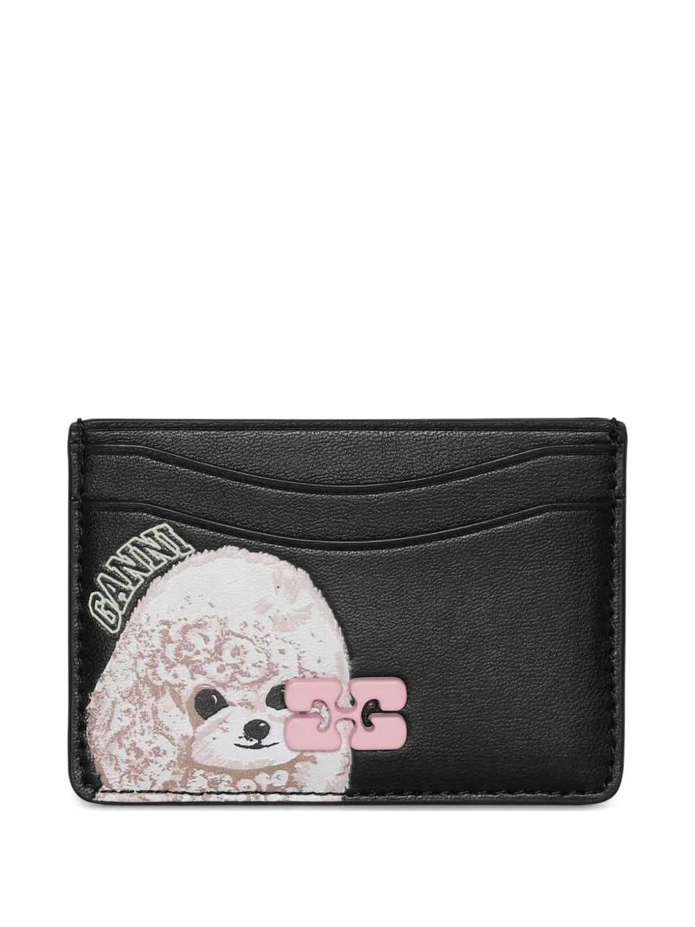 Dog-Print Cardholder by GANNI