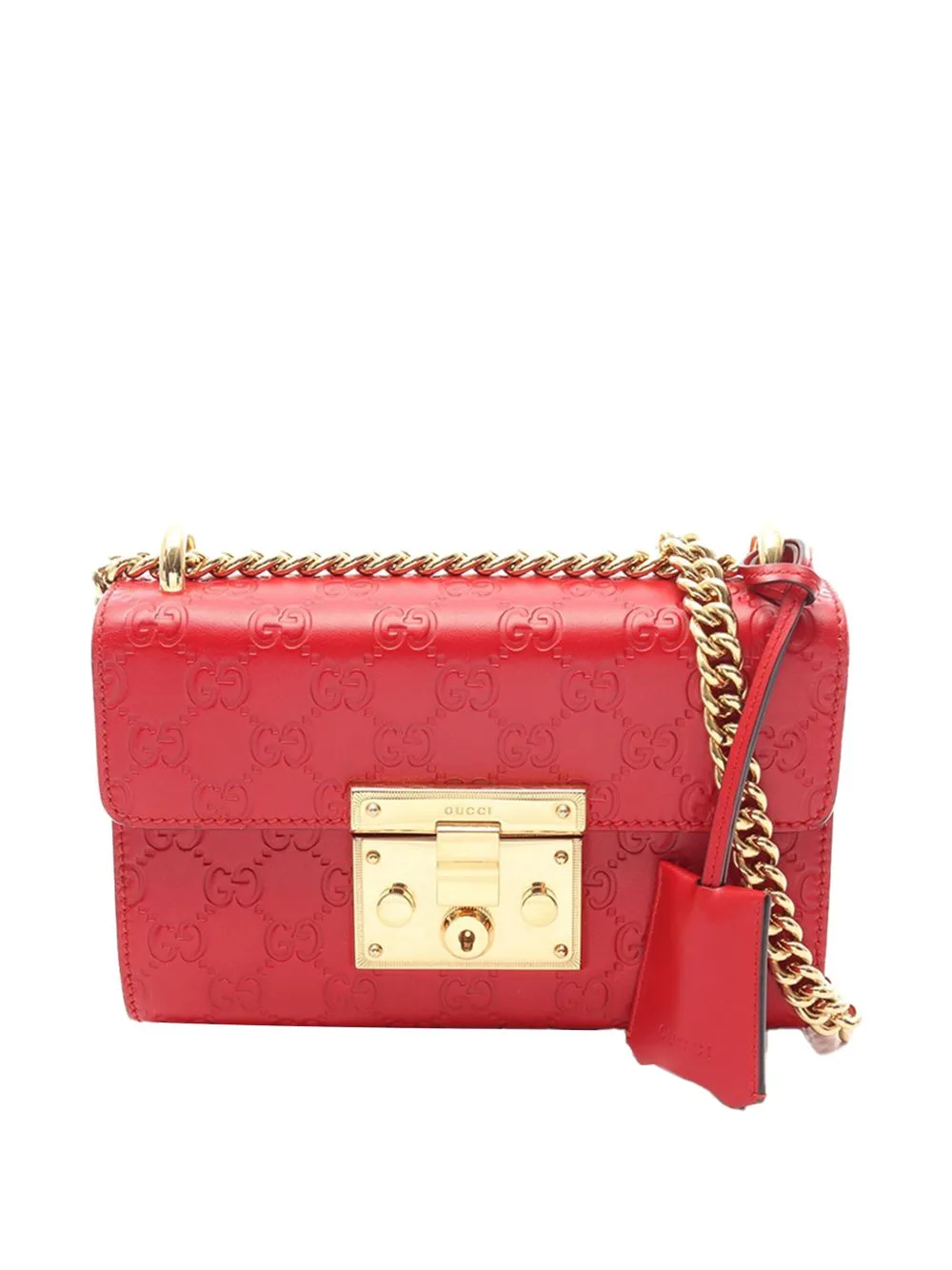 2000-2015 Small Guccissima Padlock Crossbody Bag by Gucci Pre-Owned