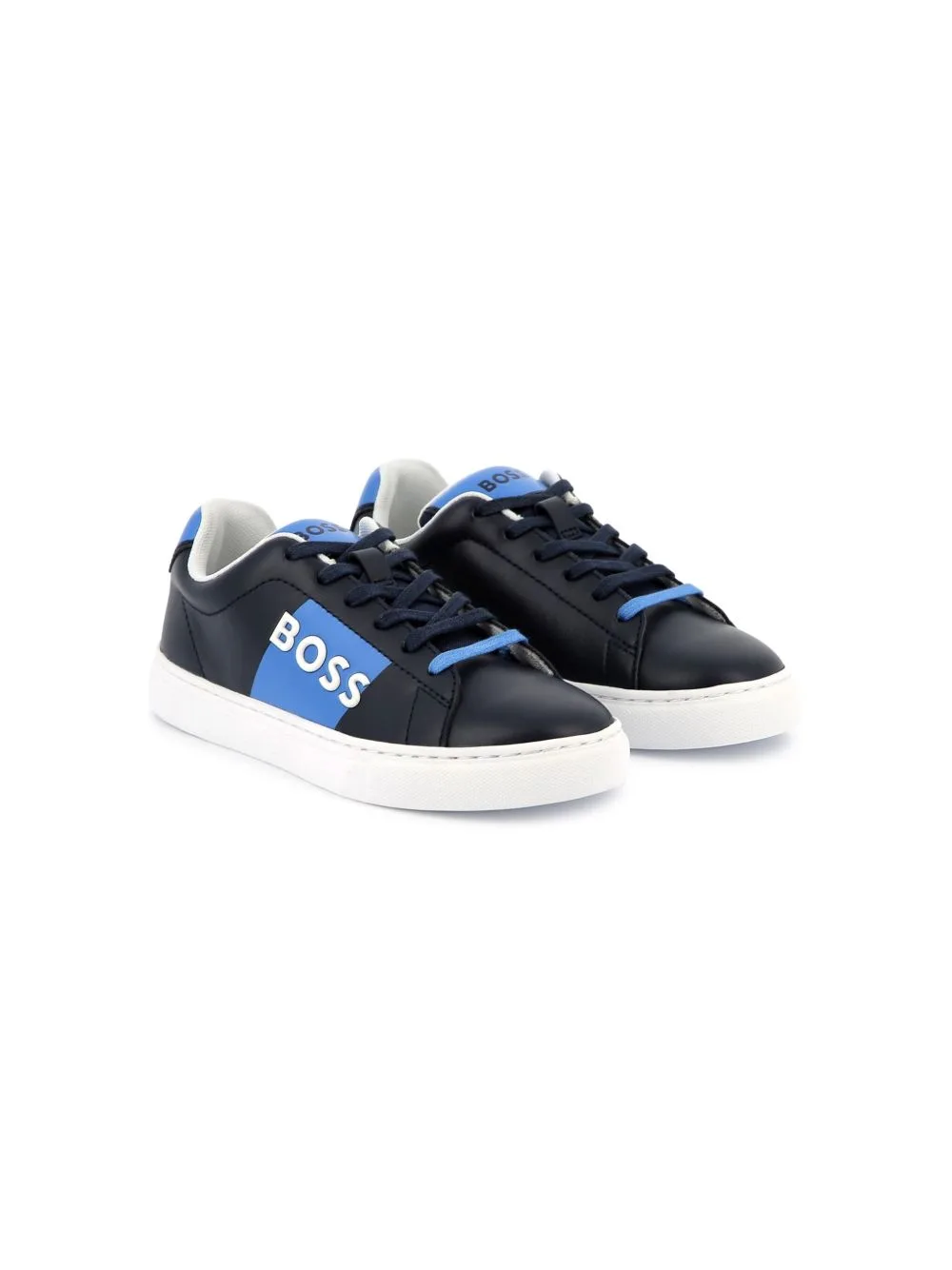 Logo-Embossed Sneakers by BOSS Kidswear