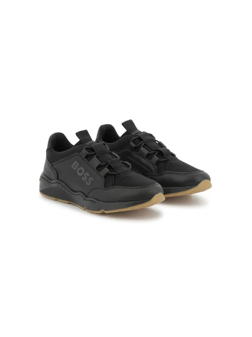 Logo-Print Sneakers by BOSS Kidswear