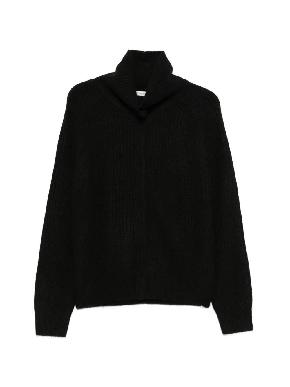 Ribbed-Knit Roll-Neck Cardigan by Kristensen Du Nord