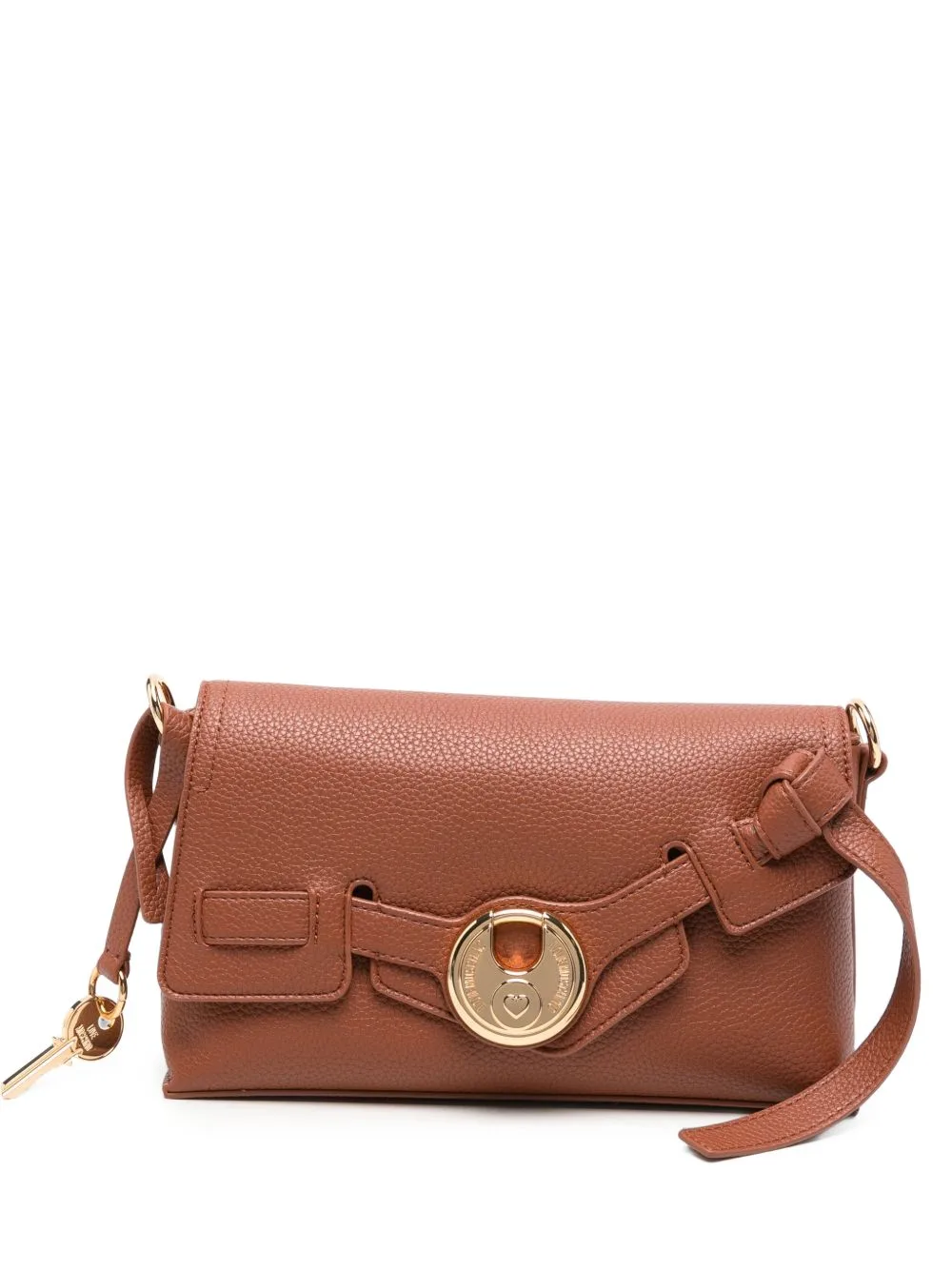 Logo-Plaque Crossbody Bag by Love Moschino