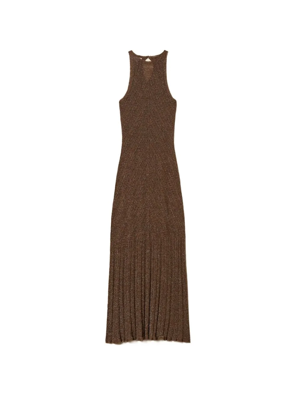 Long Linen Knit Dress with Lurex by TWINSET