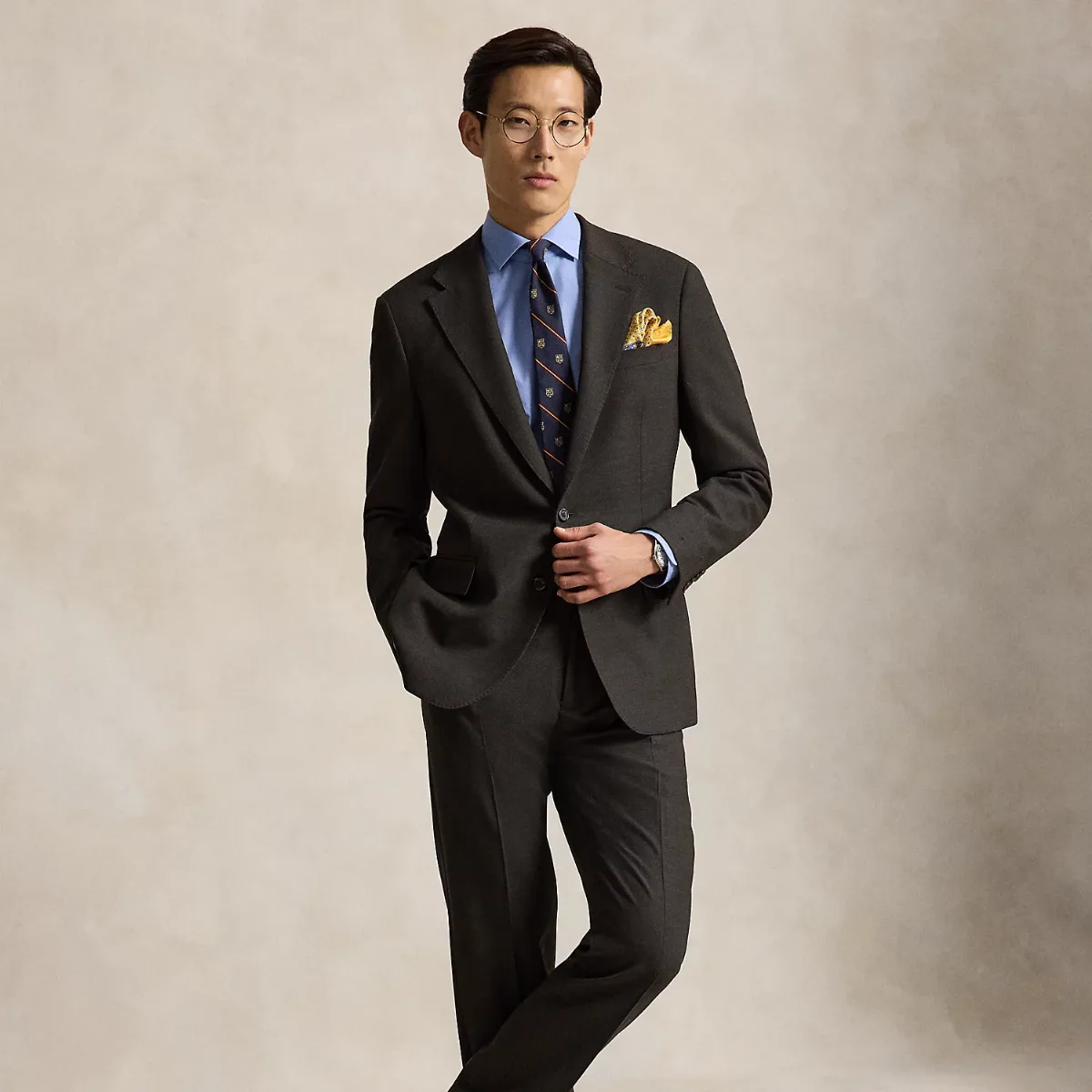 Birdseye Suit Trouser by Polo Ralph Lauren