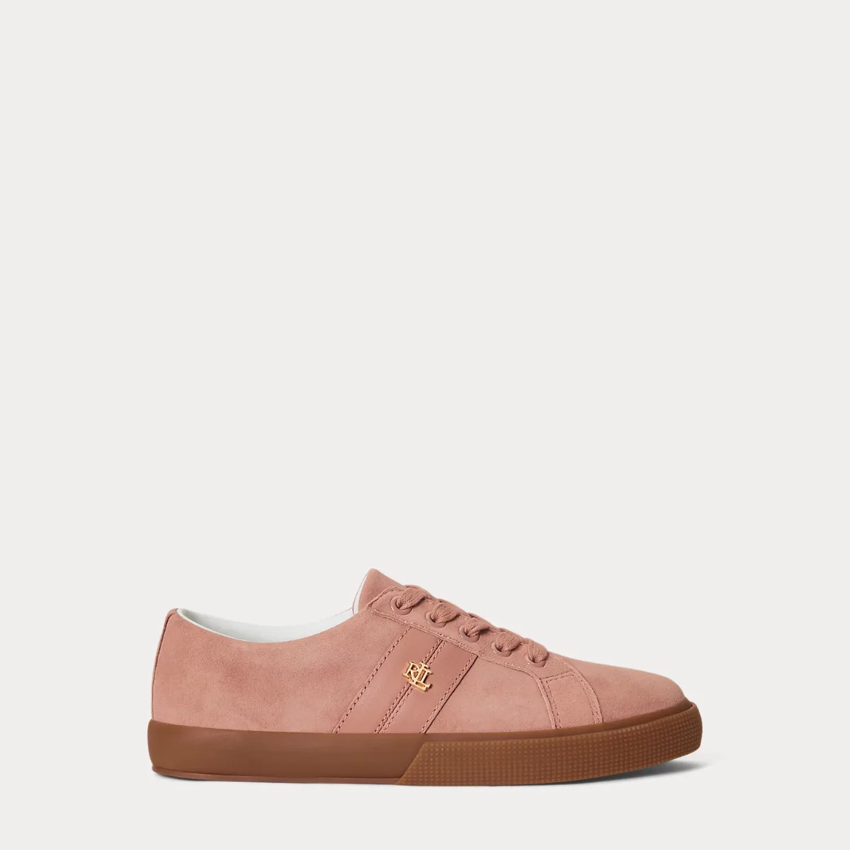 Janson II Suede & Nappa Leather Trainer by Lauren Ralph Lauren