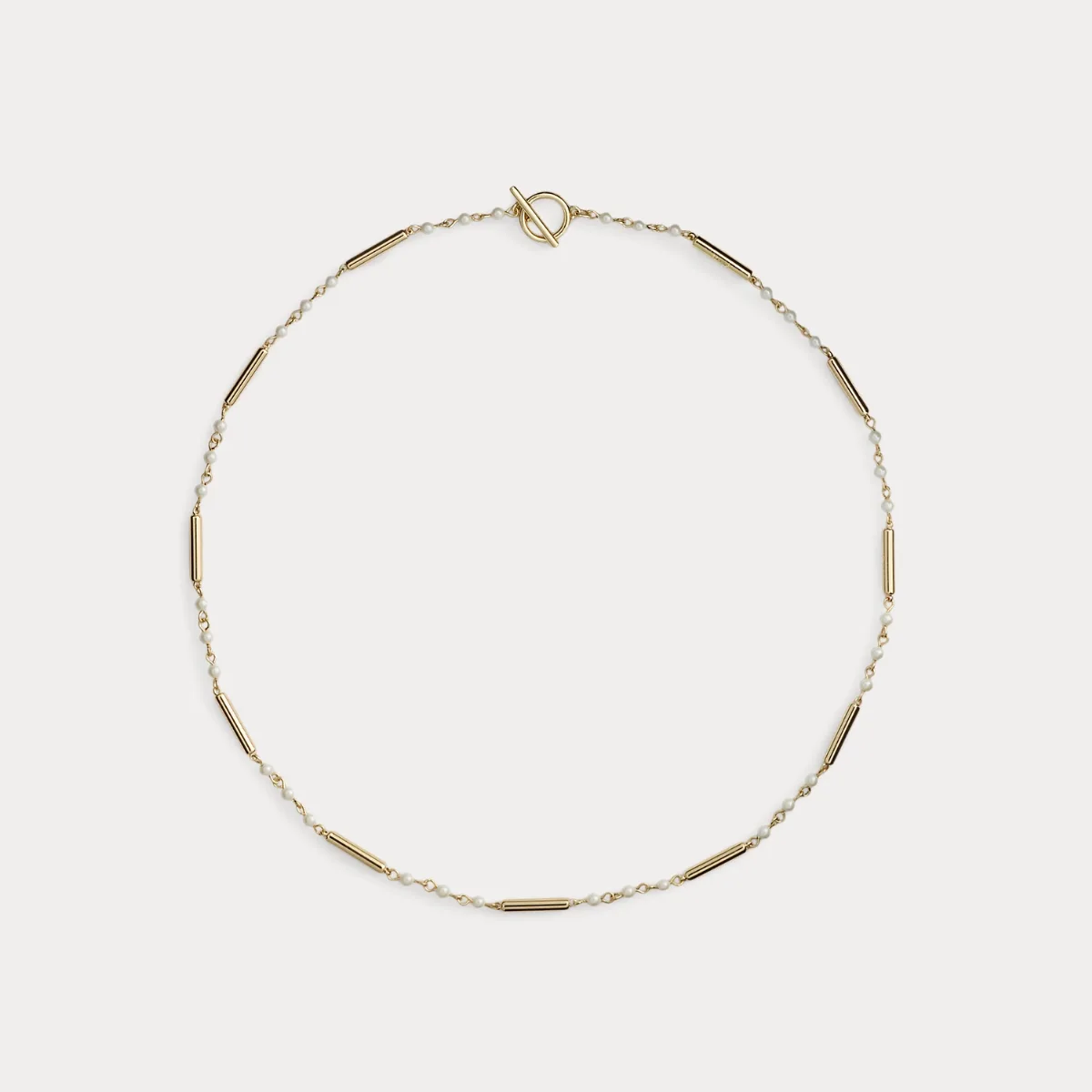 Gold-Plated Bar & Faux-Pearl Necklace by Lauren Ralph Lauren