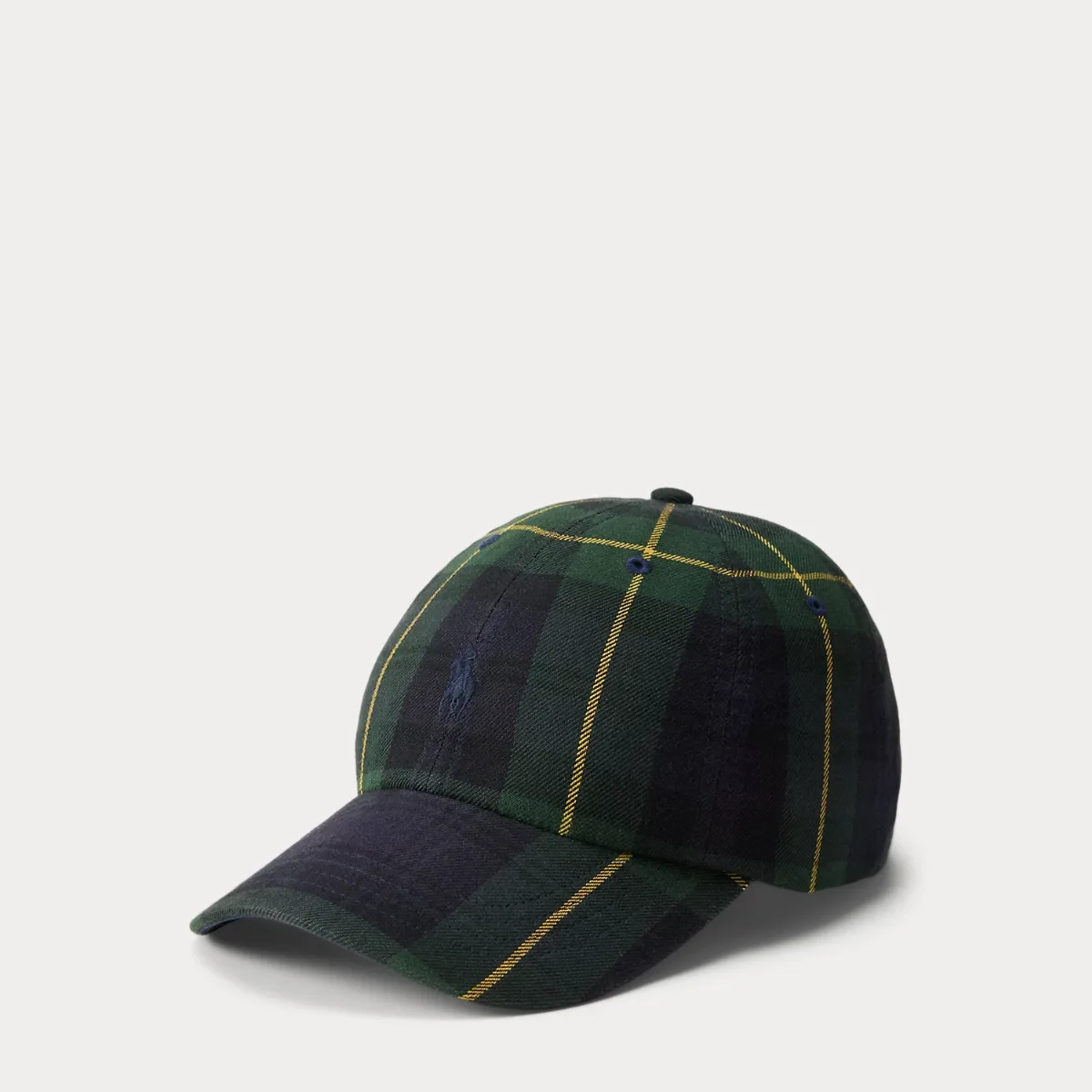 Plaid Twill Ball Cap by Polo Ralph Lauren