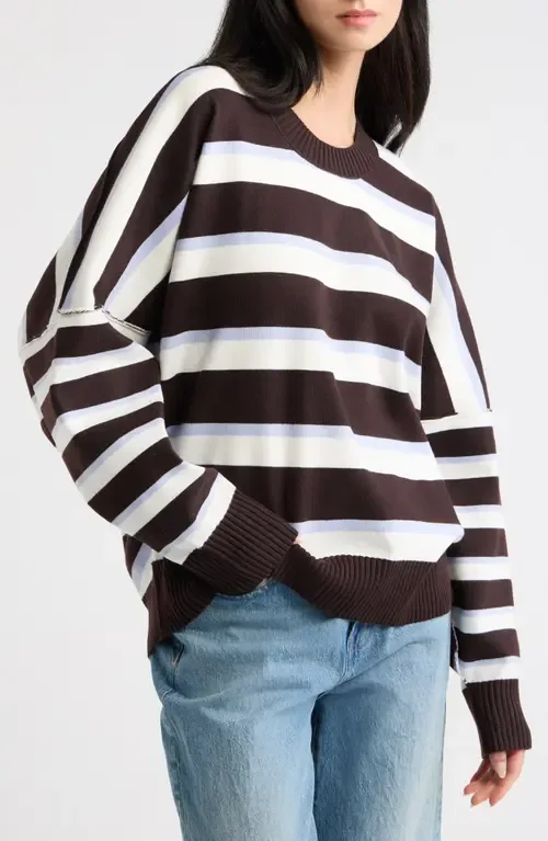 Alma Striped Pullover Sweater by Free People