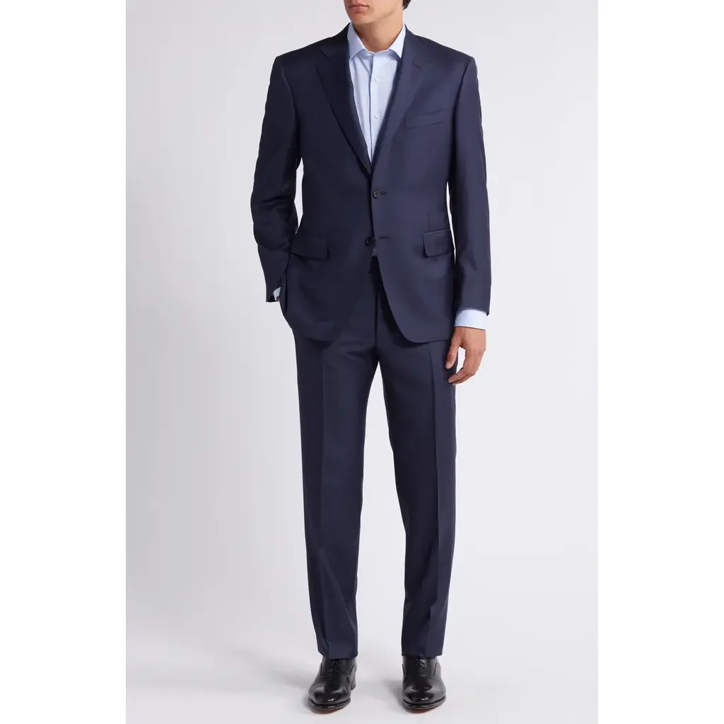 Solid Wool Suit
