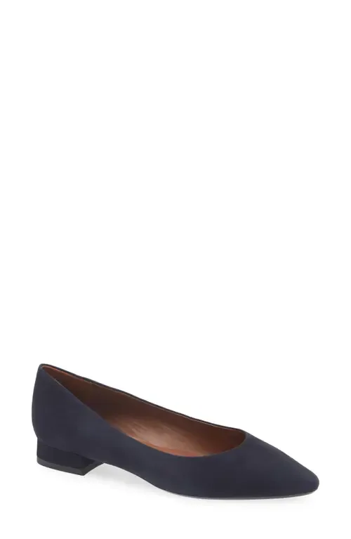 Penina Weatherproof Flat in Espresso Suede by Aquatalia