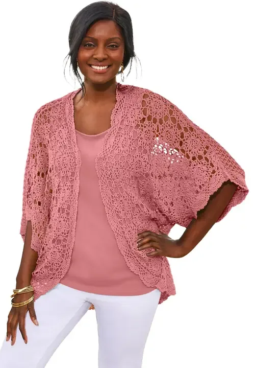 Crochet Cardigan by Jessica London